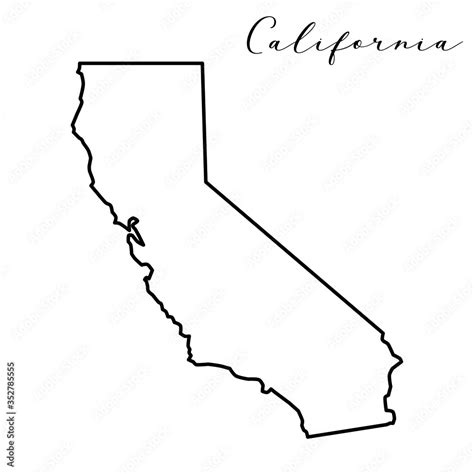 California Map Drawing 的图像结果