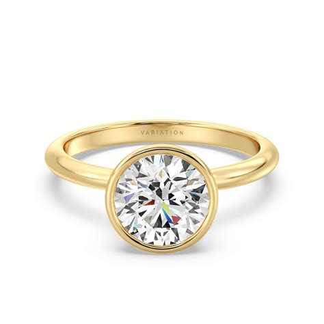 Bezel Solitaire Ring – Variation
