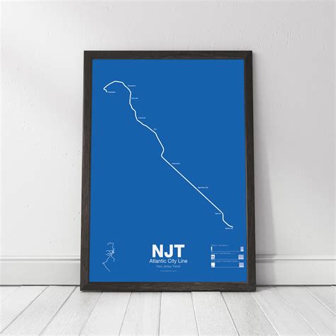 NJT Atlantic City Line Poster – vanmaps