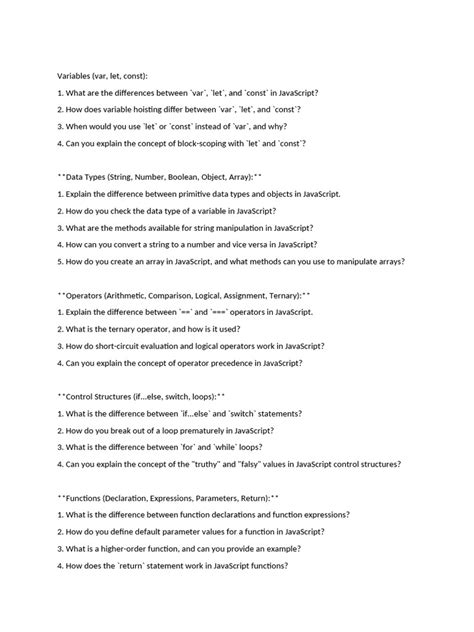 JavaScript Practice Questions PDF 的图像结果