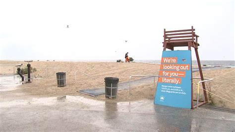 Closed Beach Dozens Of Beaches Closed In Massachusetts Due To Heavy