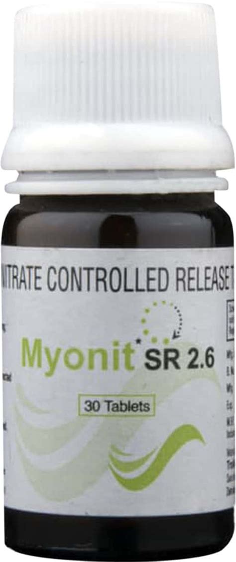 Myonit SR 2.6 Tablet: Uses, Side Effects, Price, Dosage & More Info ...