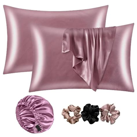 Buy Go well Satin Bonnet for Curly Hair with Free Silk Satin Pillow ...