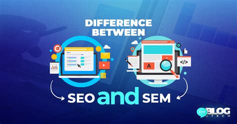 Difference between SEO and SEM. | Utech Digital