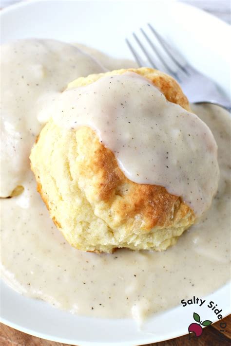 White Biscuit Gravy (without sausage) | Salty Side Dish