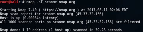 Nmap SynScan 的图像结果