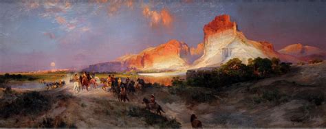 Thomas Moran, Green River Cliffs, Wyoming, 1881 | National gallery of ...