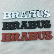 1X NEW METAL 3D BRABUS TRUNK BADGE Letter Fender India | Ubuy