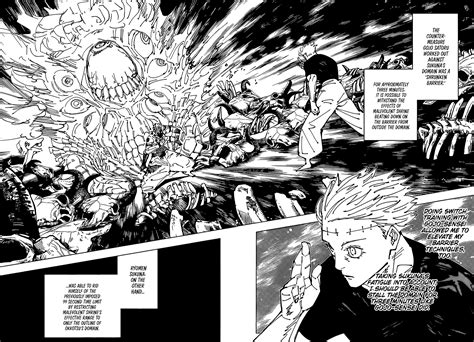 Jujutsu Kaisen Chapter 262: Yuta (as Gojo) Battles Sukuna in an Epic Showdown