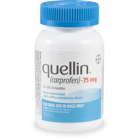quellin (Carprofen) Soft Chewable Tablets 75 mg, 30 Count | Petco