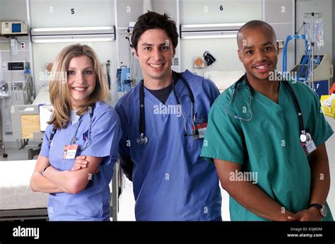 The “Scrubs” revival brings back Sarah Chalke as Elliot Reid, Zach Braff as John "J.D." Dorian and D
