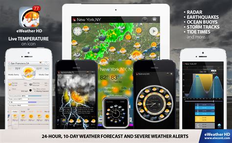 eWeather HD 3.6 introduces weather Glance for Apple Watch, location ...