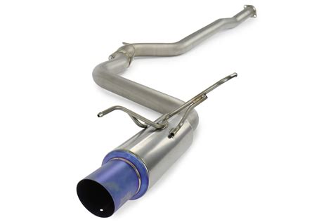 Invidia Full Titanium Single Exit Cat Back Exhaust - Burnt Tip - 2015-2021 Subaru WRX / STI ...