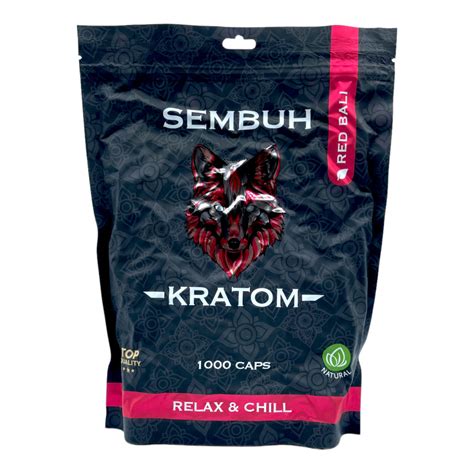 Buy Sembuh Red Bali Kratom Capsules for sale