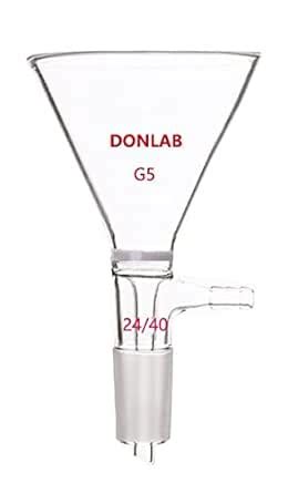 DONLAB EEG5120 Glass 120mm Filter Funnel with Fritted Disc G5 Pore Size ...