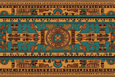 Premium AI Image | Seamless pattern with ancient egyptian symbols ...