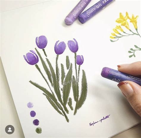 Image result for Oil Pastel Drawing Tutorial