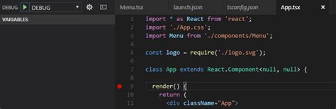 React Debug TSX File 的图像结果