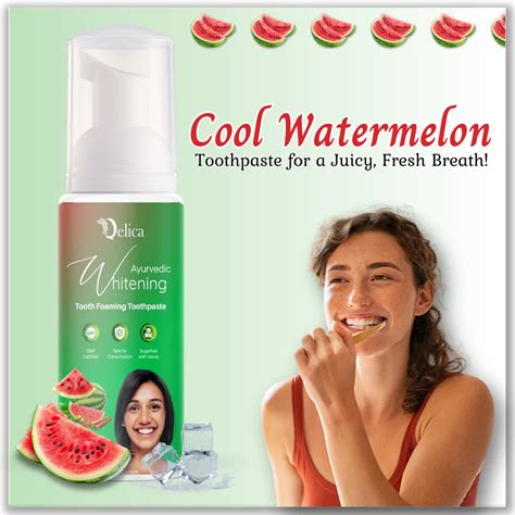 Teeth Whitening Foam – Cool Watermelon Flavor for a Bright Smile – My Store