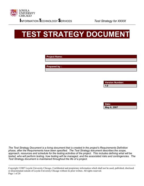 Image result for Test Strategy Document