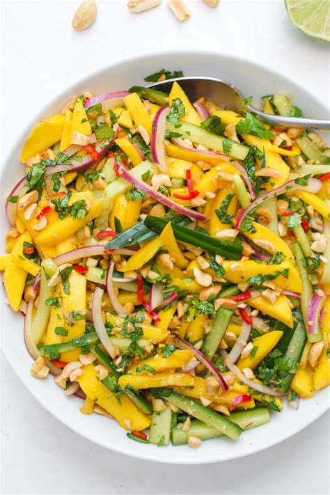 Spicy Thai Mango Salad (ready in just a few minutes!)