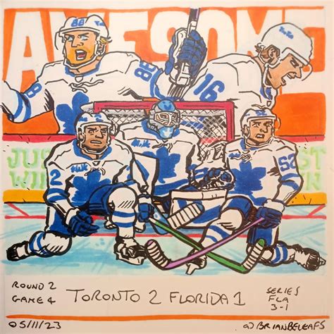 Round 2, Game 4. Toronto 2 V Florida 1 : r/leafs