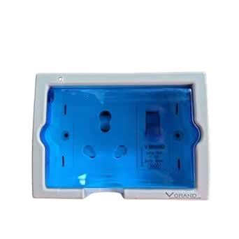 Complete AC box with MCB Socket 32A for Fridge, TV, Washing Machine, AC ...