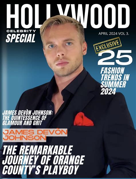 James Devòn Johnson: The Quintessence of Glamour and Grit - Hollywood ...