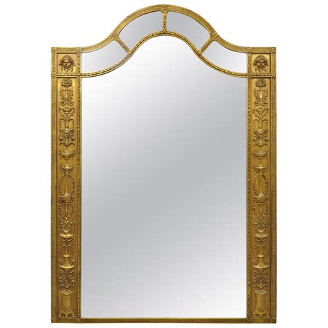 Antique French Gold Gilt Floor Standing Mirror at 1stDibs | french gold ...
