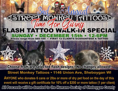 Tattoos for the Paws 🐾 - Humane Society of Sheboygan County