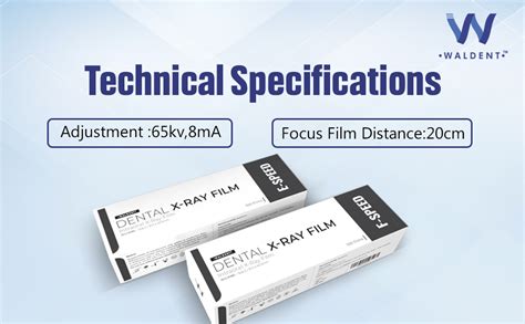 Waldent Dental Double-Emulsion X-Ray Film IOPA (Pack of 100) | E-Speed ...
