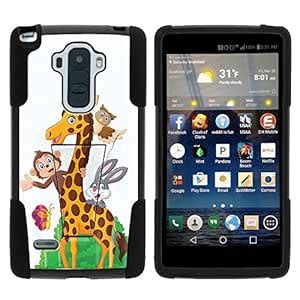 LG G Stylo , Hybrid Dual Layer Case with Kickstand STRIKE IMPACT ...