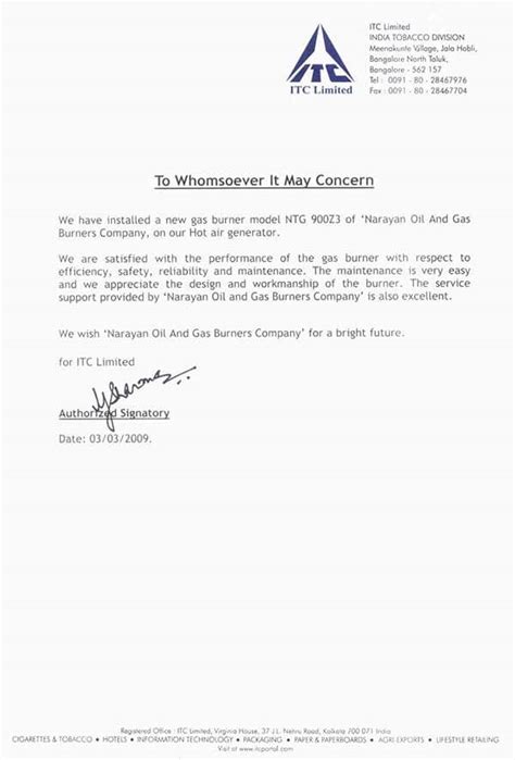 References & Certificate | Narayan Burners