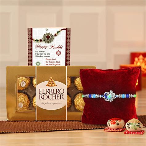 TIED RIBBONS Rakhi for Brother with Chocolate Gift Hamper - Premium ...