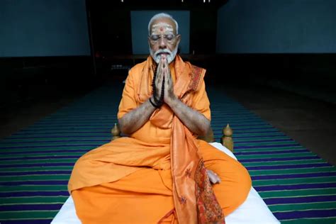 In the post-meditation note PM Modi dedicates life to serving nation