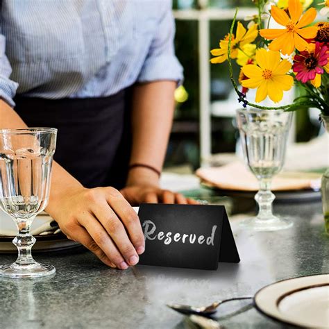 Buy 30 Pack Chalkboard Table Tents 3x4 in for Food - Buffet - Bakery ...