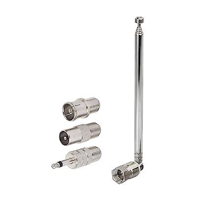 Superbat FM Telescopic Antenna Kit 75 Unbal F Type India | Ubuy