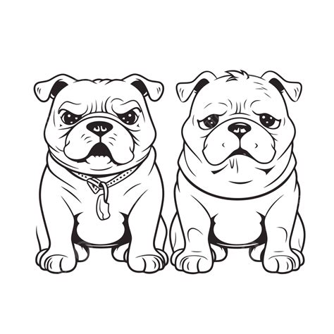 Bulldog Coloring Page Pdf