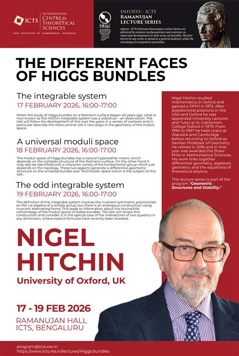 The different faces of Higgs bundles | ICTS