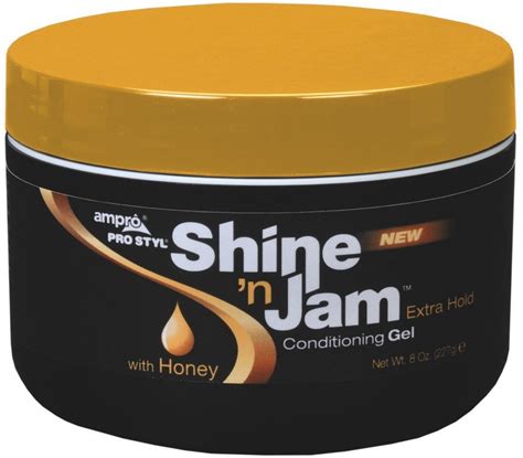 Ampro Shine 'n Jam Conditioning Gel, Extra Hold, 8 oz (Pack of 6 ...