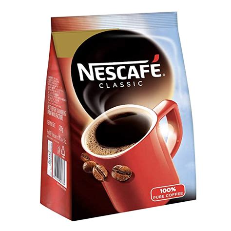 NESCAFE Classic Instant Coffee, 200g Stabilo Pouch : Amazon.in: Grocery ...