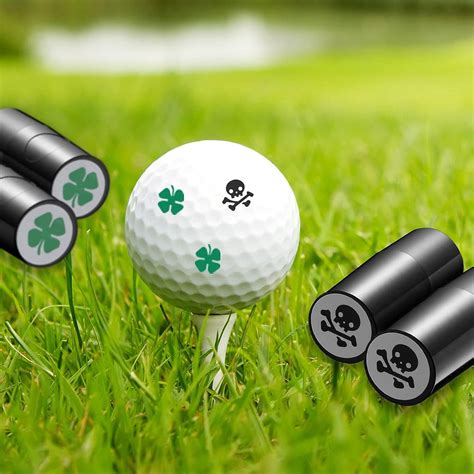 Custom Golf Ball Stamps - Personalized Golf Ball Marker with Clover and ...
