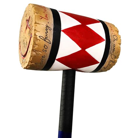 Harley Quinn Mallet Cosplay Latex Harley Quinn Hammer Weapon Accessory ...