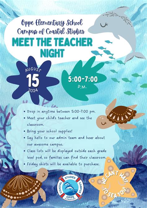 Oppe Back To School Meet the Teacher Night, 2915 81st St, Galveston, TX ...