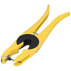 Animal Ear Tag Plier, Stainless Steel Automatic Rebound Reduce Pain Ear ...