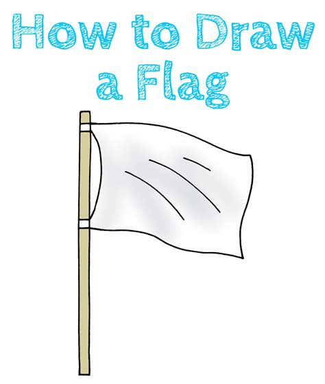 How to Draw a Flag - How to Draw Easy
