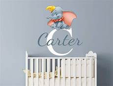 Dumbo Wall Stickers by Personalised Dumbo Name Wall Decal Sticker Dumbo Wall Stickers