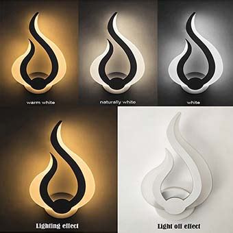 Lightinthebox 1-Light 31cm LED Wall Lamps Fire Shape Design Wall ...