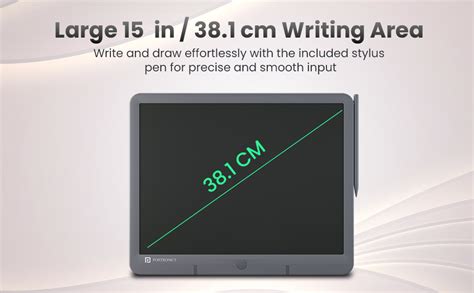 Portronics Ruffpad 15 Re-Writable LCD Screen 38.1cm (15-inch) Writing ...