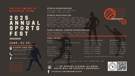 United Hmong of Michigan (UHM) Annual Sports Fest, HVSC-Huron Valley ...